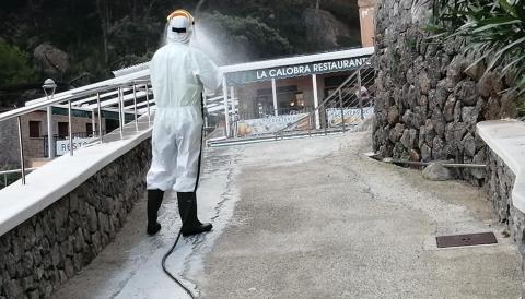 Desinfecció de Sa Calobra i Cala Tuent